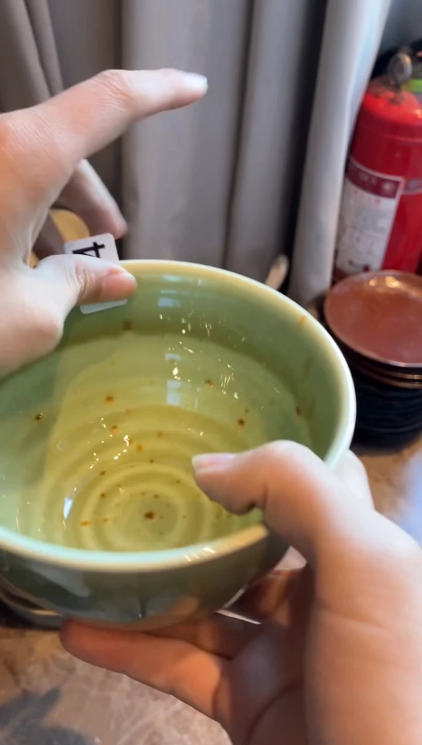 瓷片卿*久534微瑕枣花手工深碗