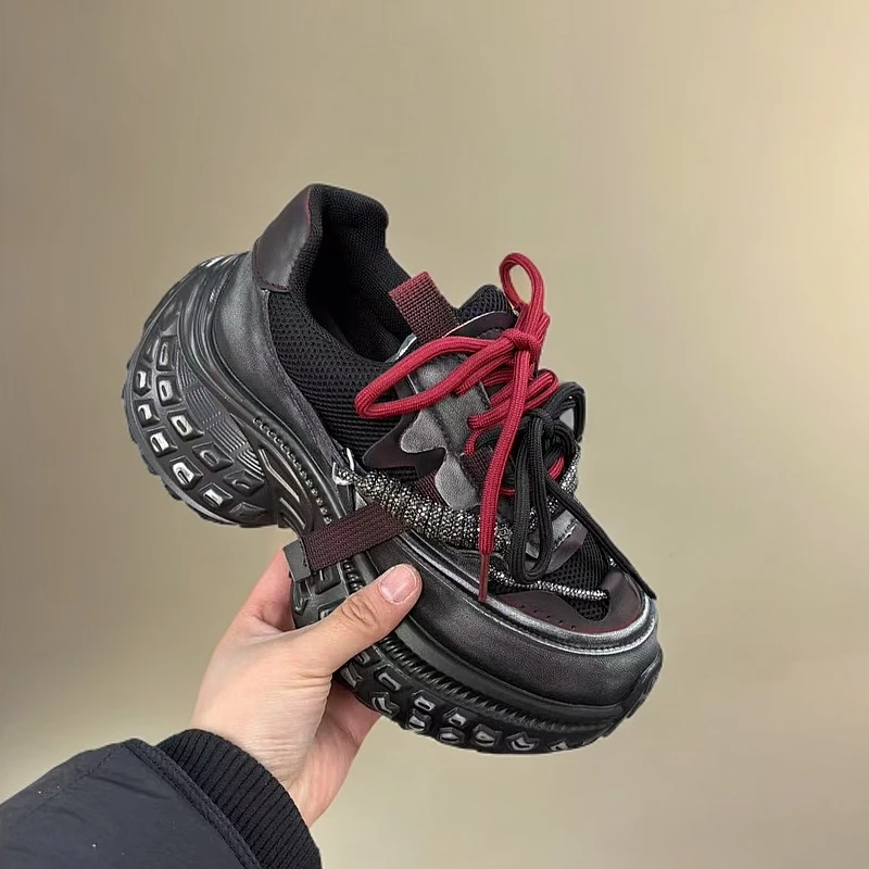 1894-D5-运动休闲鞋2025春季新款厚底潮