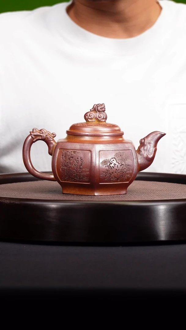 茶壶紫砂宜兴紫砂原矿壶