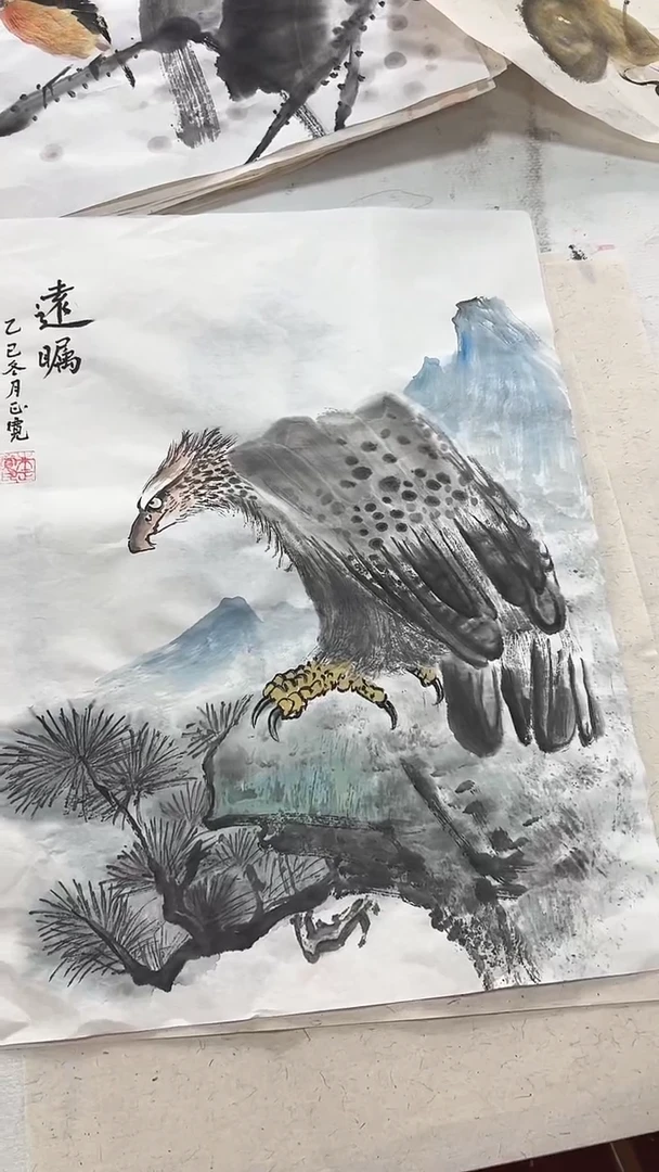 国画李火庆/国画/花鸟