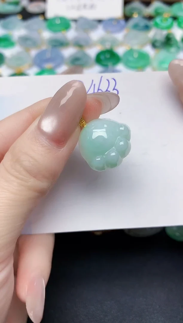 颈饰未镶嵌翡翠 天然缅甸A货翡翠百元以上9元证书费自理