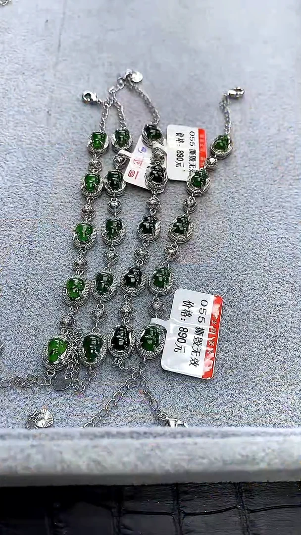 颈饰未镶嵌翡翠翡翠葫芦手链