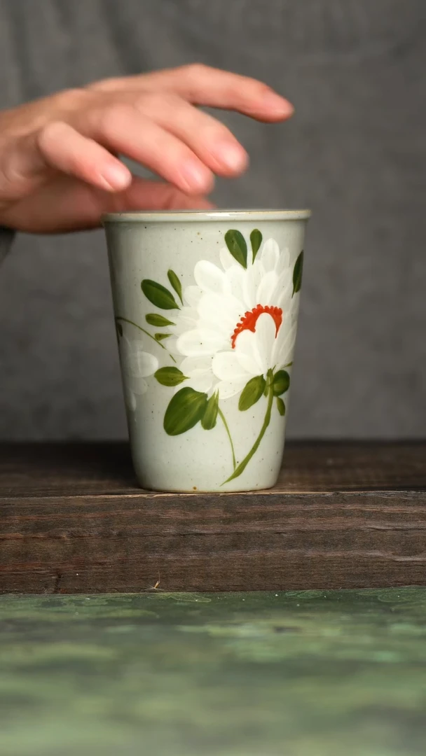 【闪购商品】杯青诗手工手绘瓷器