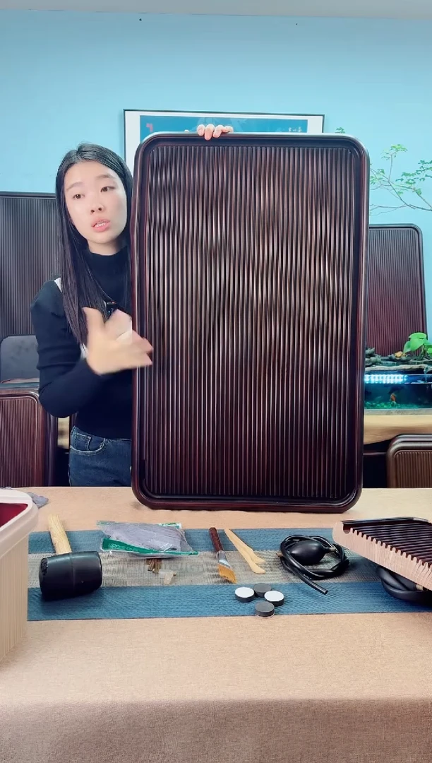 80*50*5千川大板黑胡桃色款式茶盘