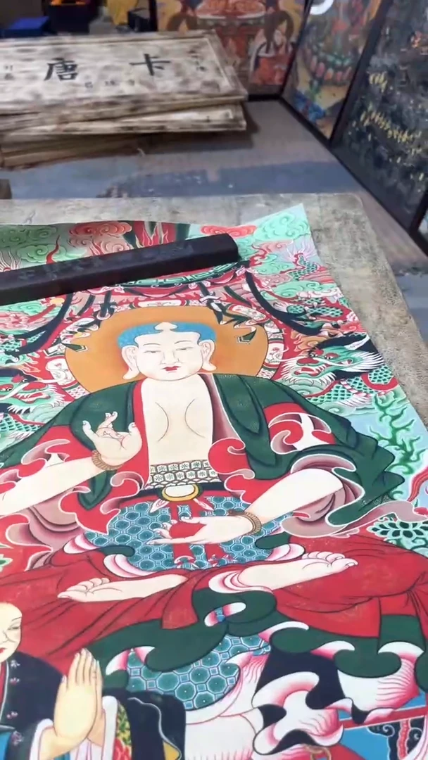 卷轴画玖忆唐卡TK111