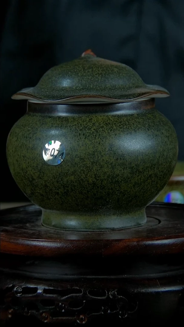 摆件景韵堂茶叶末釉瓷器