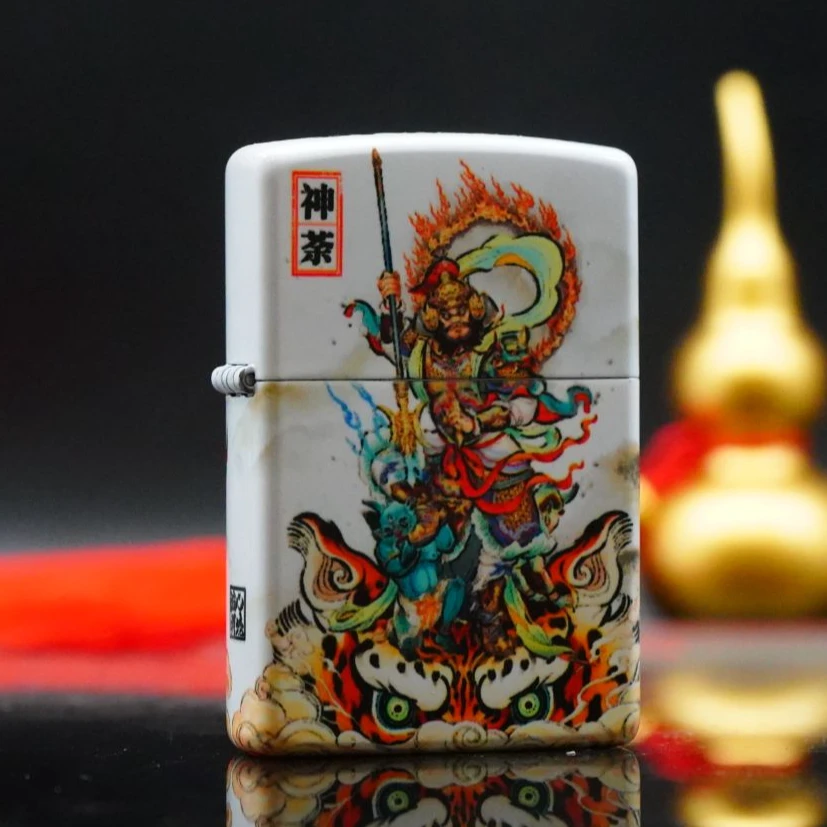 ZIPPO/之宝打火机XF  常规彩印招财门神 男士防风正品DY9902US