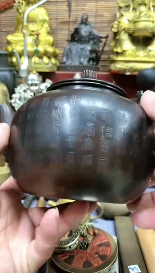 鸿兴工艺摆件把件铜壶