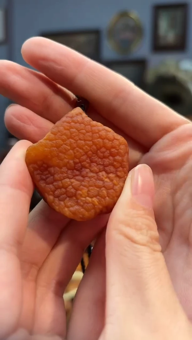 琥珀颈饰未镶嵌吊坠