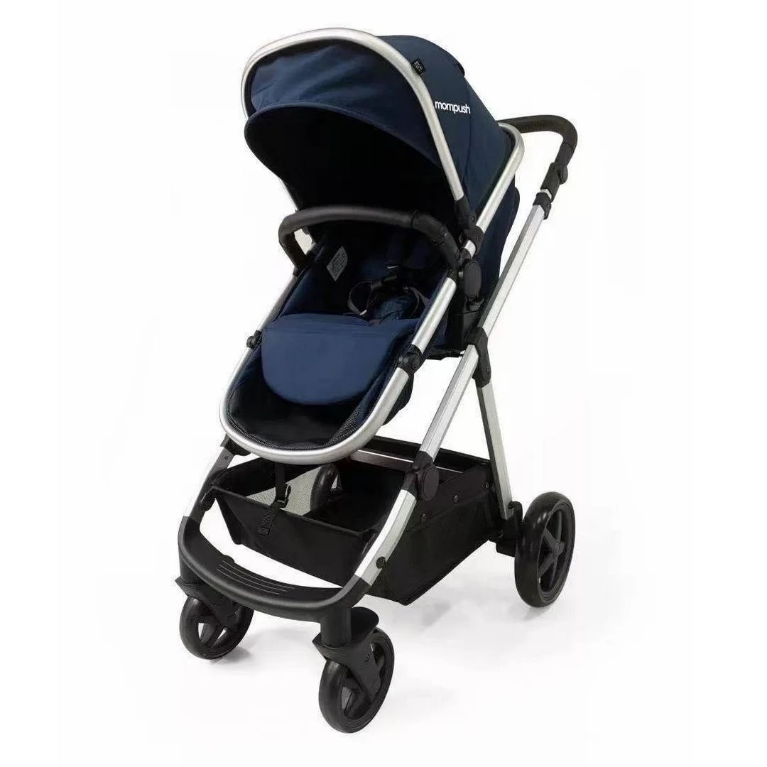 新疆包邮全铝合金车架高景观婴儿推车双向推