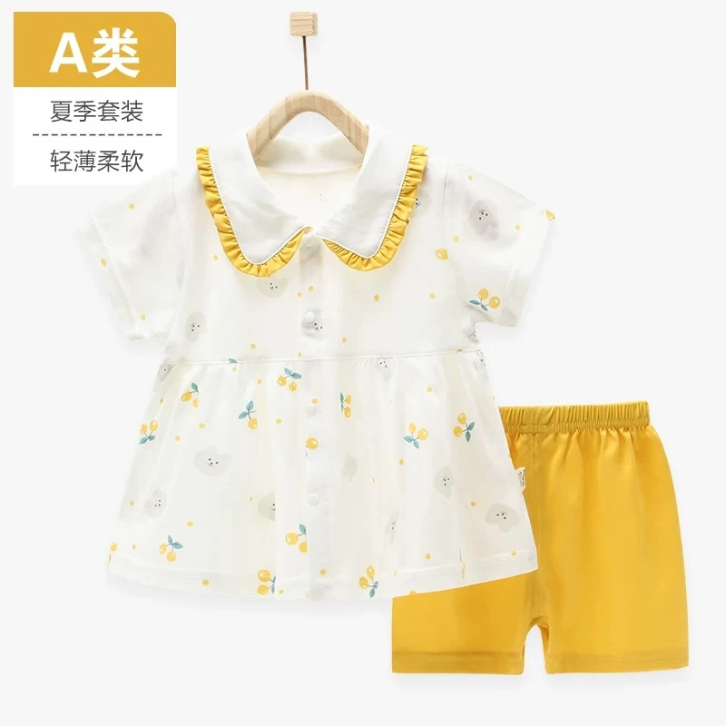 女宝裙套小熊与樱桃娃娃衫-171