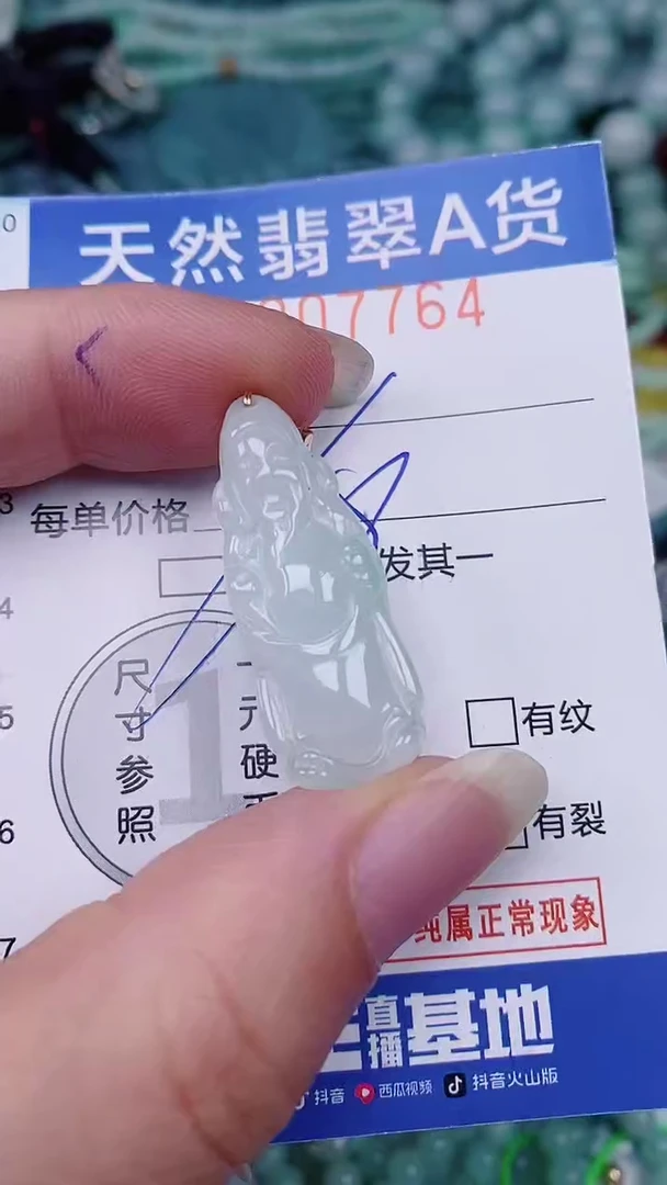 翡翠未镶嵌颈饰00007764