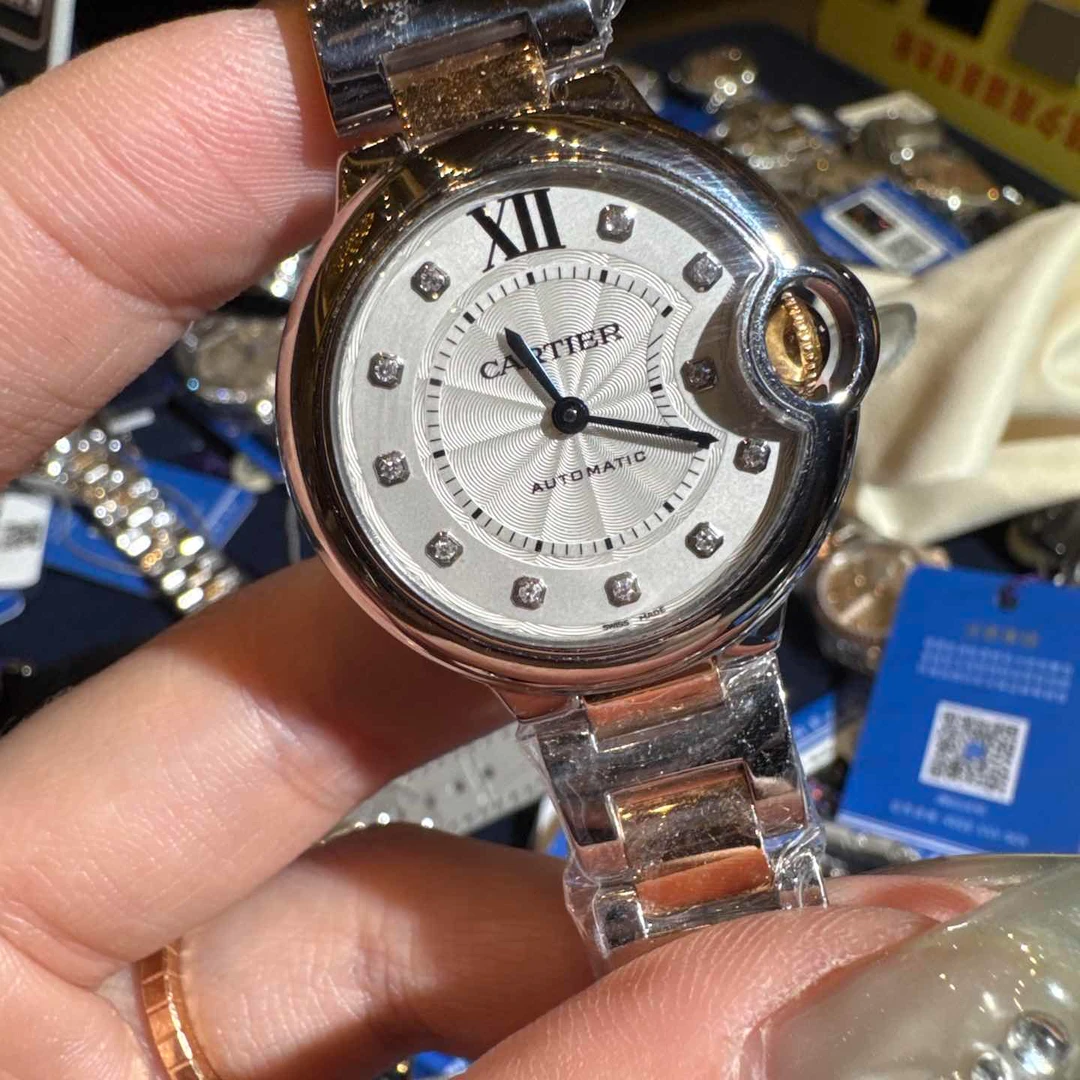 99新 Cartier/卡地亚 表展 蓝气球/WE902044腕表/机械/WHP030502