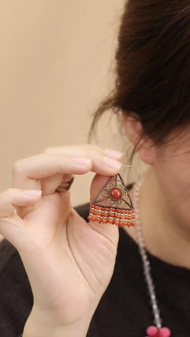 《青铸》耳环材料包（分装线）+耳环配套裸石，送耳环教程