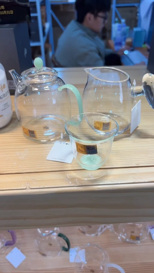【闪购商品】禾器-鲲然茶-透明色+宴臣壶浅+雲杯玉