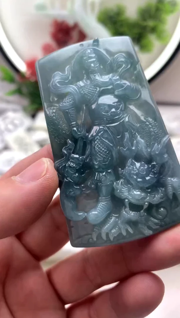 【闪购商品】翡翠颈饰未镶嵌关公