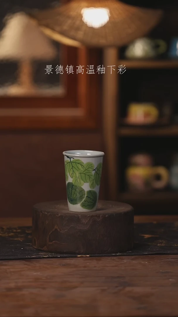 陶瓷景德镇高温釉下手绘陶瓷202