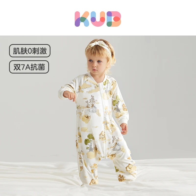KUB可优比婴儿睡袋儿童竹棉宝宝秋冬恒温儿童睡袋