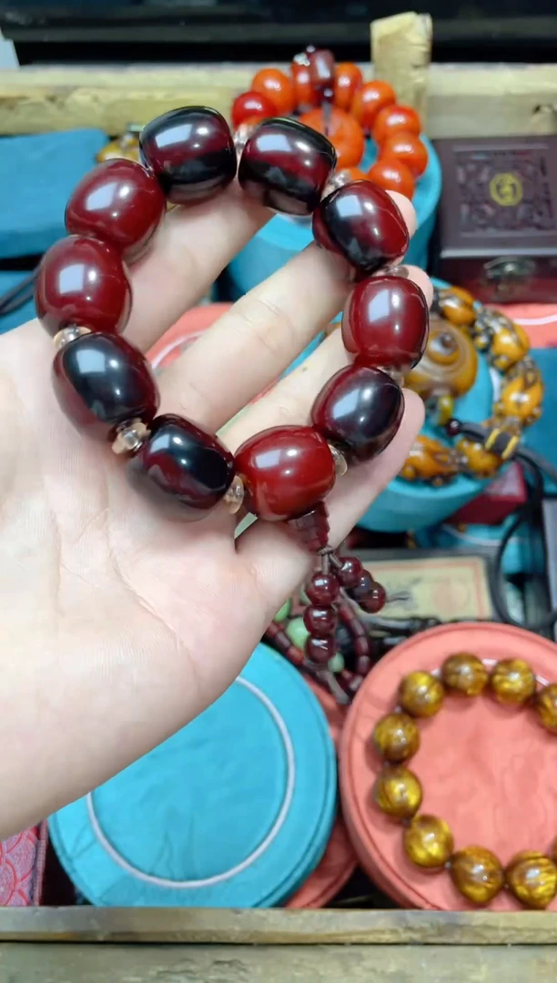 未镶嵌琥珀手链点击链接下单即可