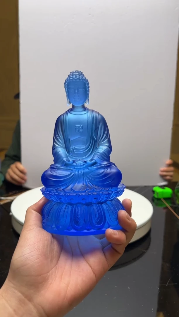 【闪购商品】摆件 CLM095药师琉璃佛水晶琉璃摆件