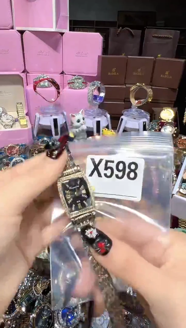 石英机芯不锈钢不锈钢直播定闪专用