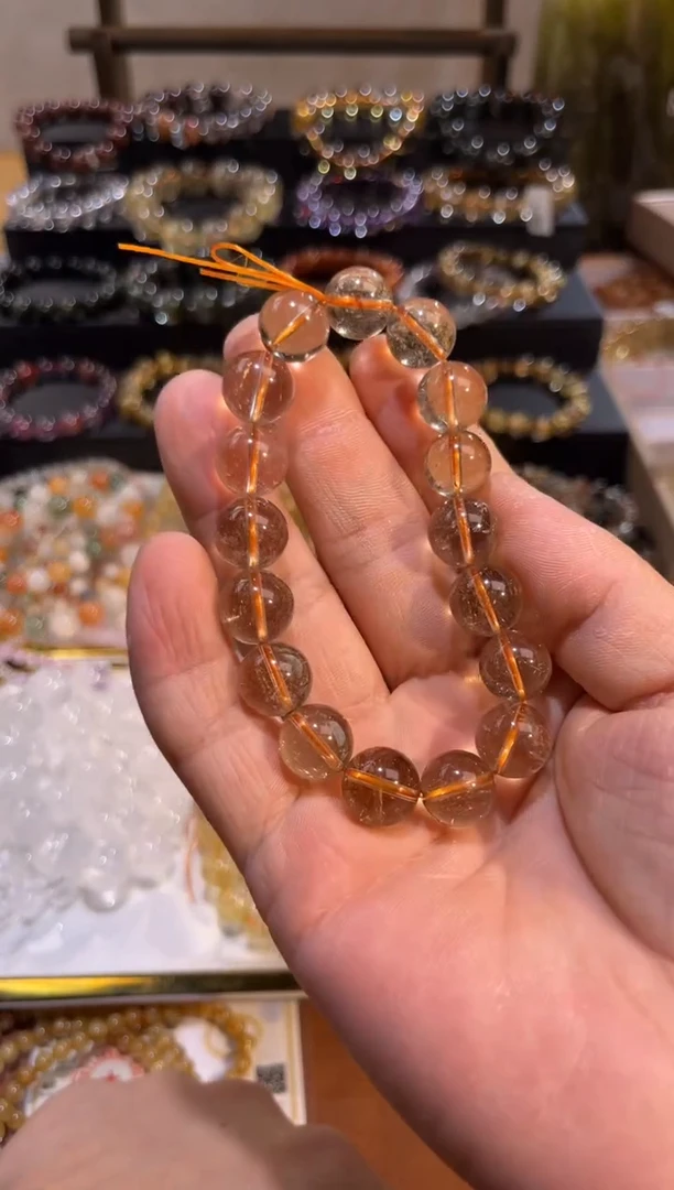 未镶嵌手串水晶SJ-971金发晶