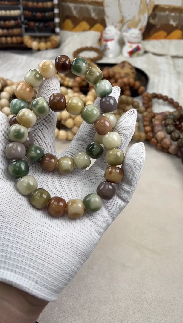 手串菩提根/象牙果a449卡14 水磨三花猫