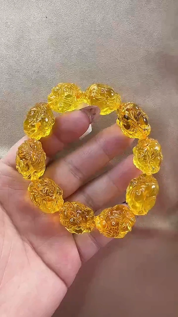 【闪购商品】琥珀手串未镶嵌手串