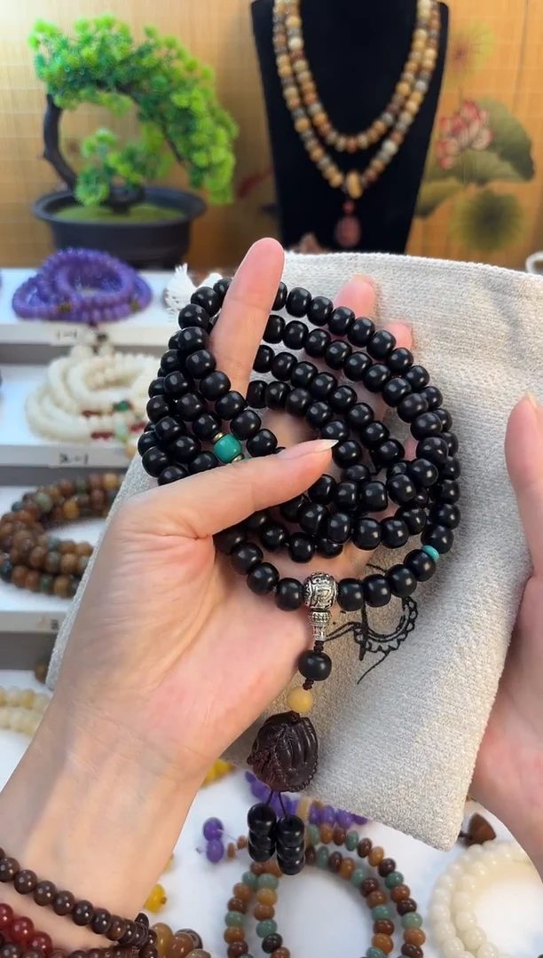 吊坠菩提根/象牙果8*10糖心老料108颗