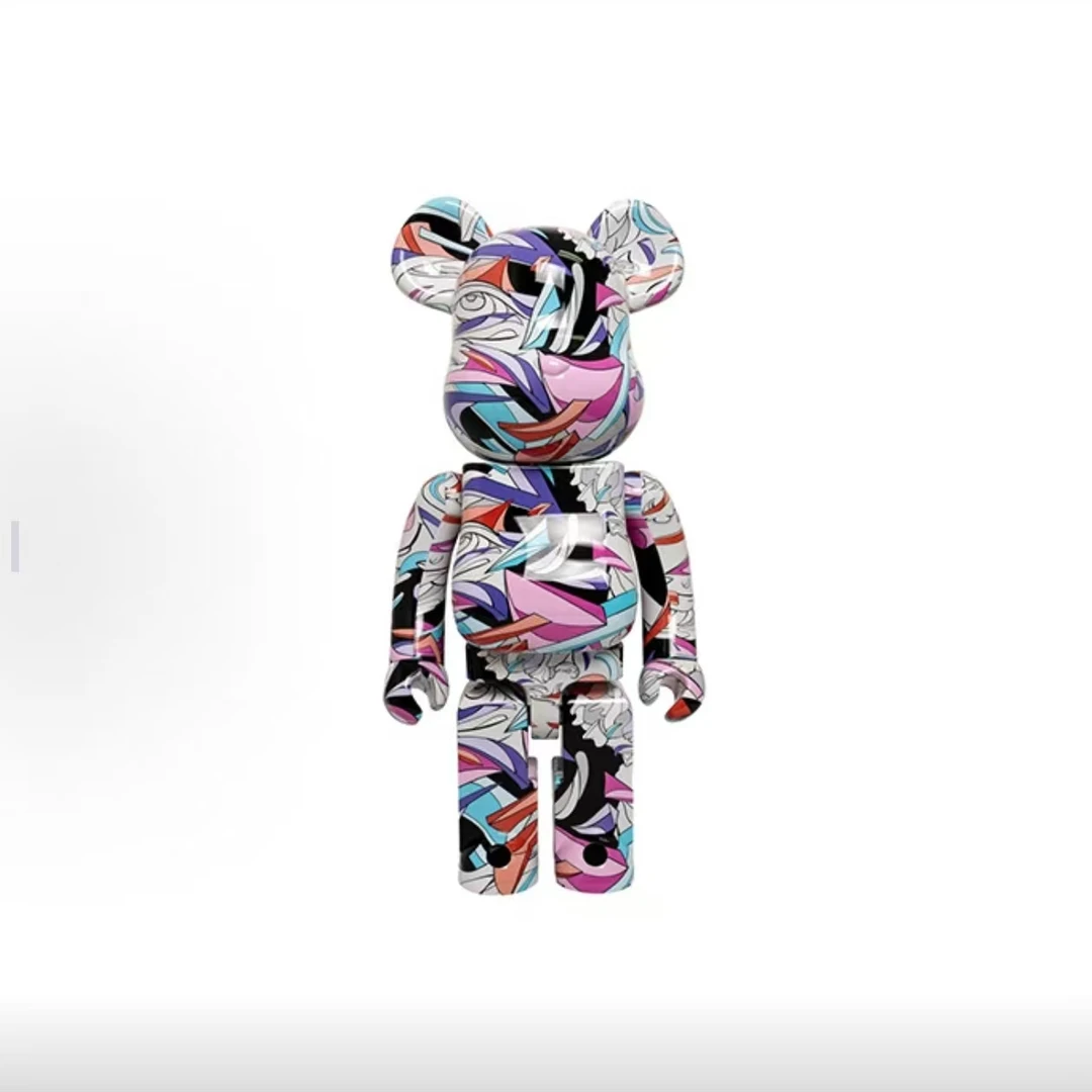 【白】bearbrick 积木熊 路易斯 1000%