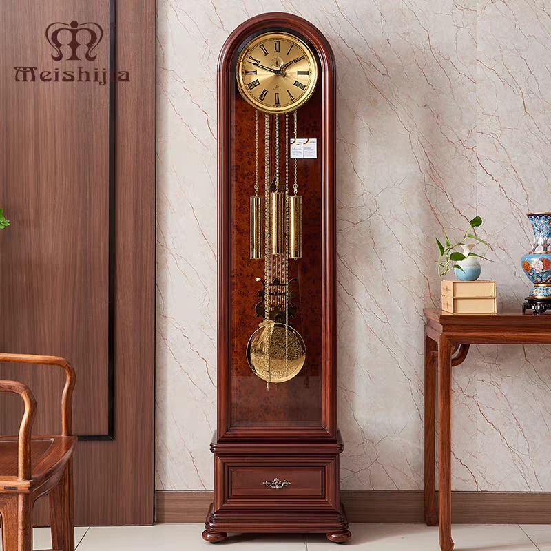 全实木落地钟进口德国赫姆勒机芯