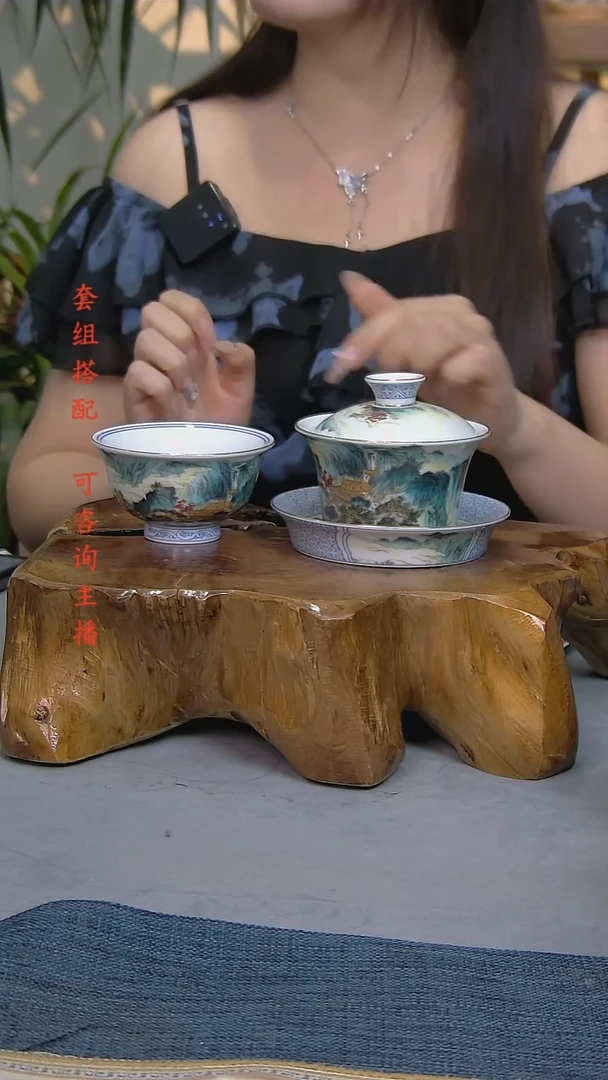 简装家用款2件套 白瓷陶瓷茶具