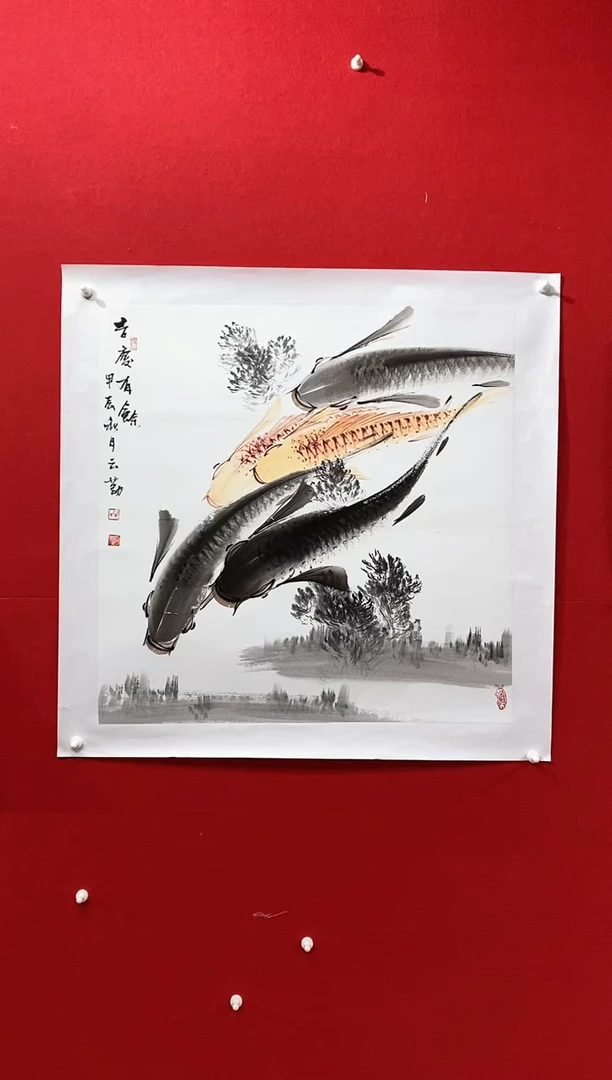 国画国画NYQ杰牛云勤老师作品