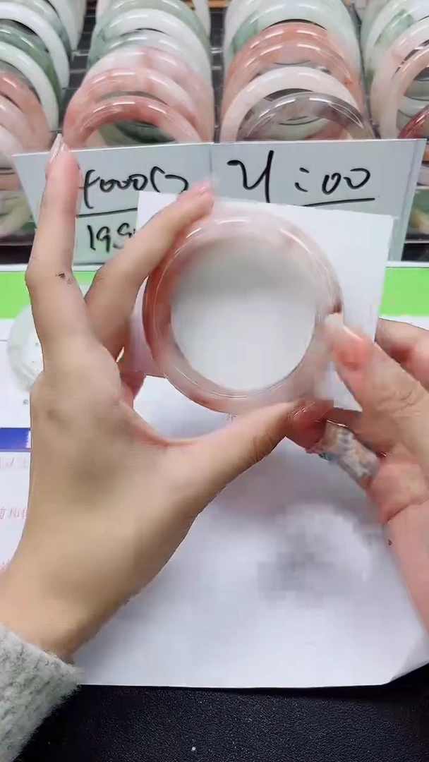 【闪购商品】石英质玉手镯合金A181-54/55