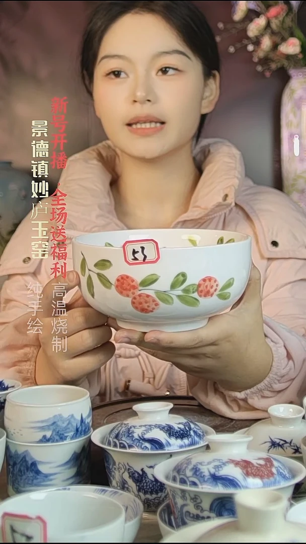 盘陶妙庐玉窑罗汉大碗053