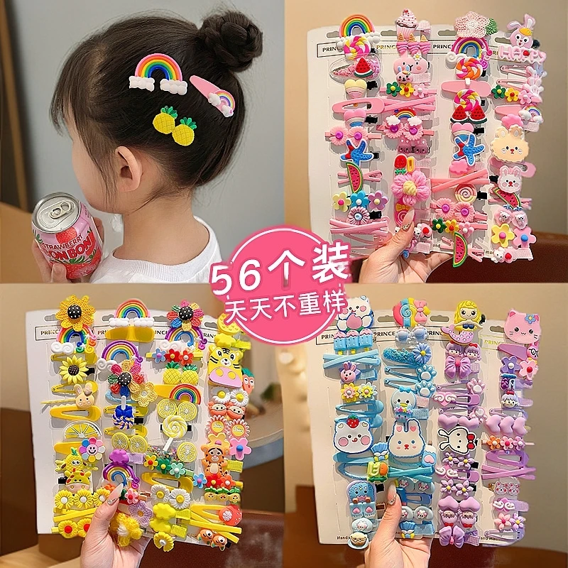 儿童卡通发夹夏季小女孩bb夹侧边刘海夹碎发发卡可爱女童夹子头饰