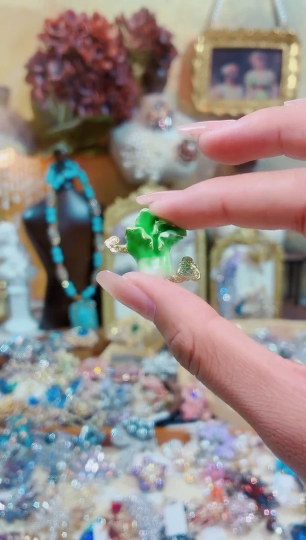 合成立方氧化锆铜合金如意白菜