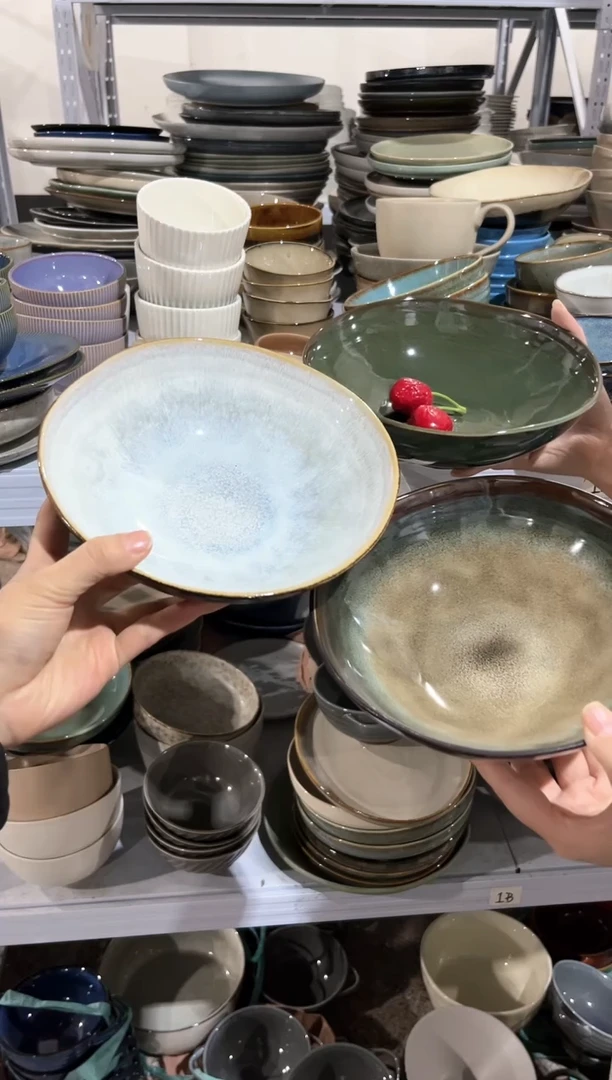 【闪购商品】瓷片外贸尾货瑕疵满20包邮X3 面碗组合