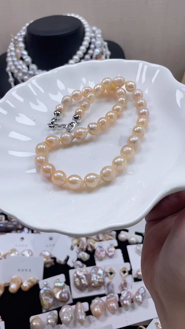 未镶嵌项链淡水珍珠【纯恬饰品】