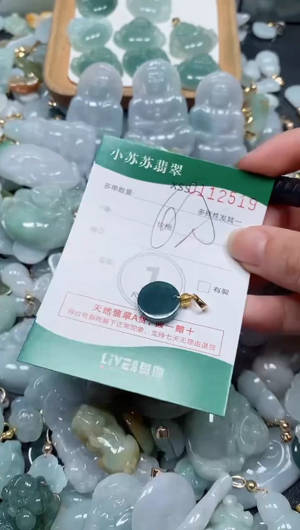 【闪购商品】翡翠颈饰未镶嵌闪购商品0112519