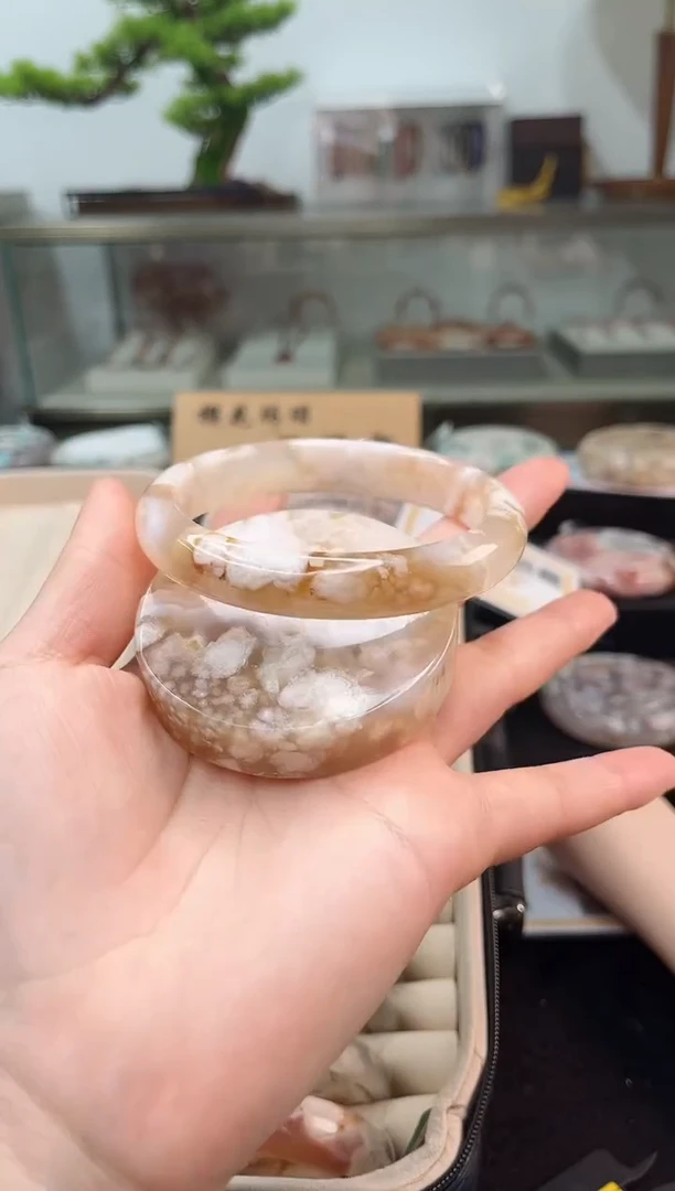 未镶嵌手镯石英质玉63圈口（赠品镯心）3593307
