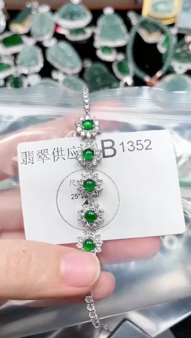 【闪购商品】翡翠颈饰未镶嵌1352赠皮绳