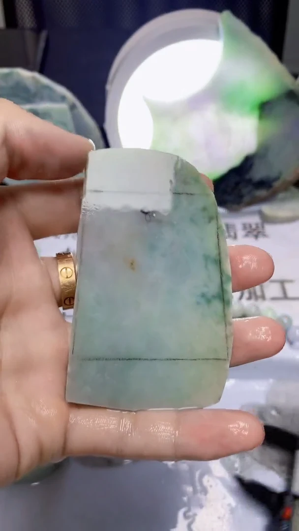 翡翠裸石缅甸天然A货翡翠Q2348