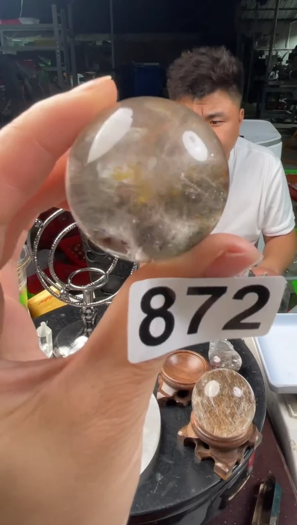 未镶嵌水晶大型摆件（非配饰）幽灵球 872