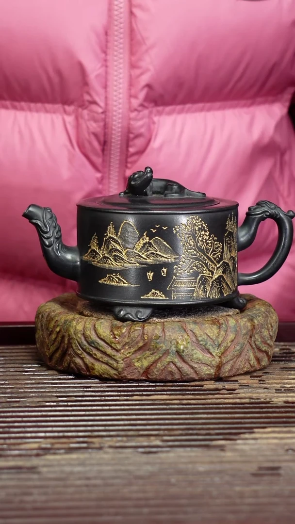 宜兴原矿紫砂壶茶壶340C