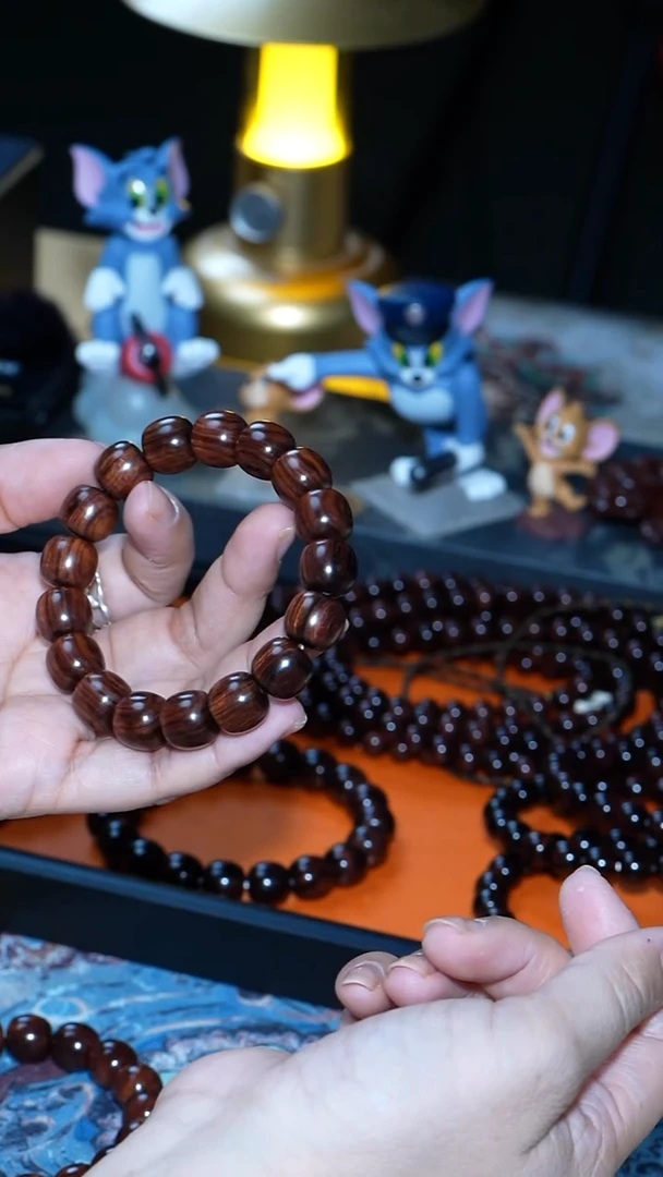 手串/手链黄花梨/降香黄檀【MOYU】海南黄花梨 12*13文玩潮款手串