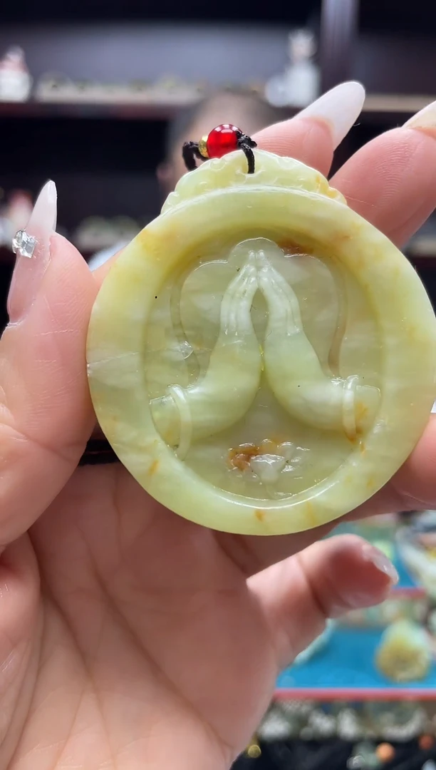 未镶嵌岫玉吊坠多样性发*货拍一发一