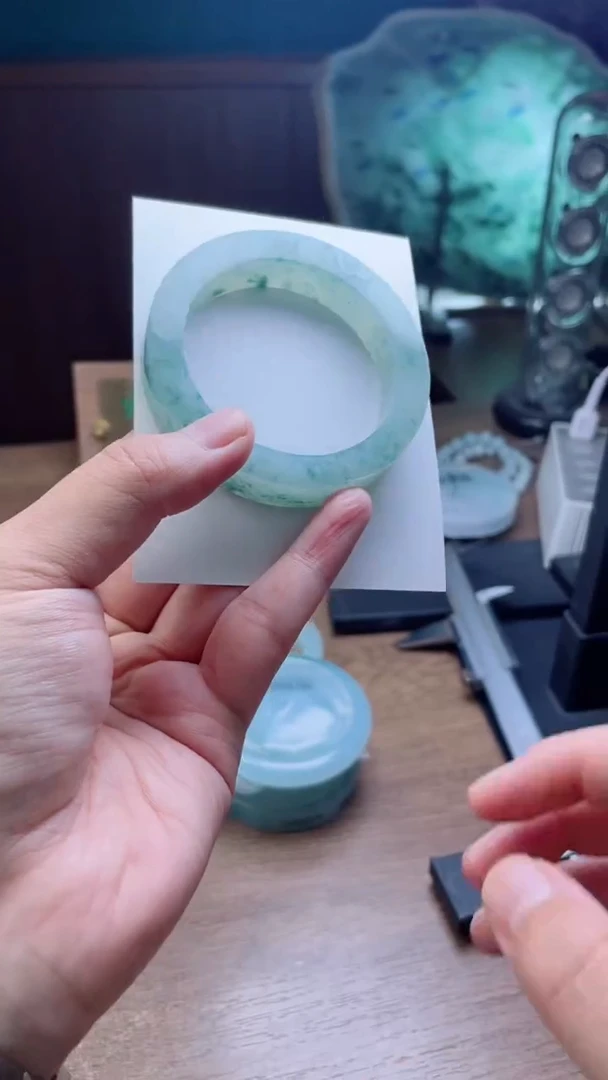 未镶嵌手镯定制翡翠.****菜定制