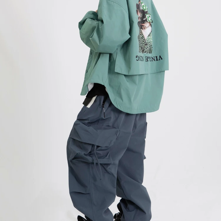 SWAGLI新款【灰常裤】滑雪裤防水防风耐磨透气户外绒条肌理滑雪裤