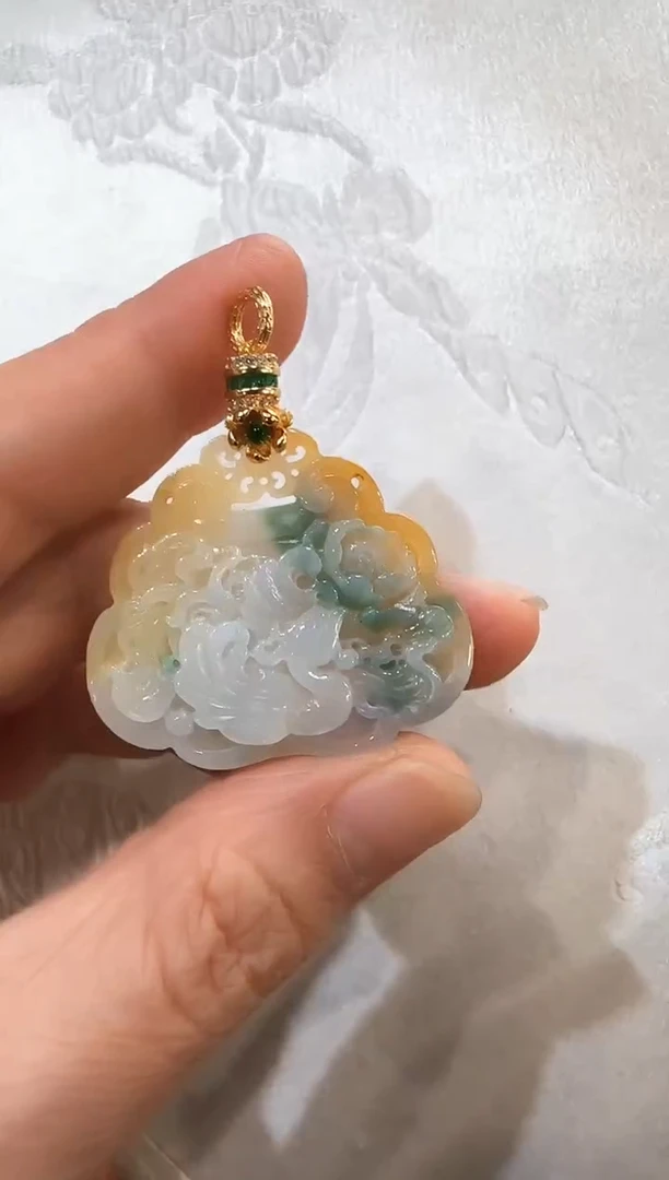 颈饰未镶嵌翡翠国风